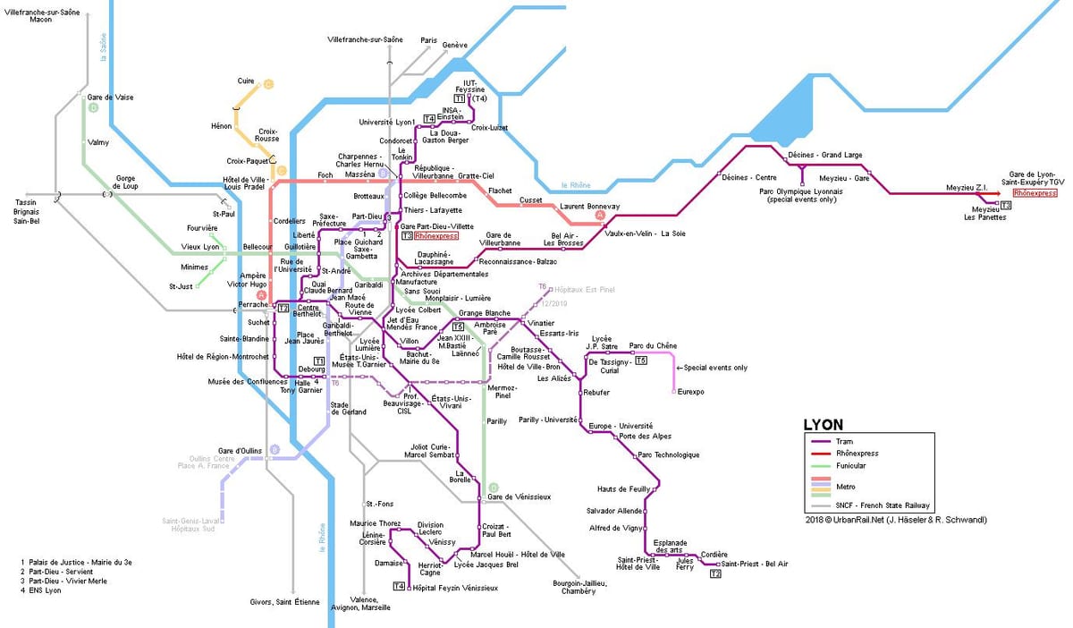 carte de rhône express Lyon