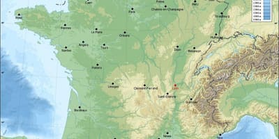 Carte géographique de Lyon