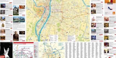 Carte de Lyon touristiques 