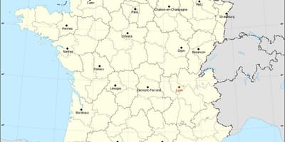 Où est Lyon france dans une carte