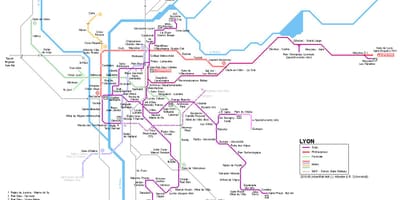 Carte de rhône express Lyon